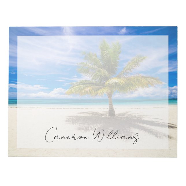 Tropical Beaches | Bora Bora, French Polynesia Notepad (Front)