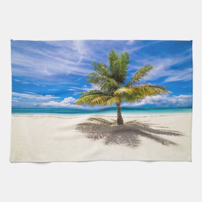 Tropical Beaches | Bora Bora, French Polynesia Tea Towel (Horizontal)