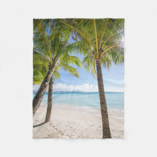 Tropical Beaches Boracay Philippines Fleece Blanket