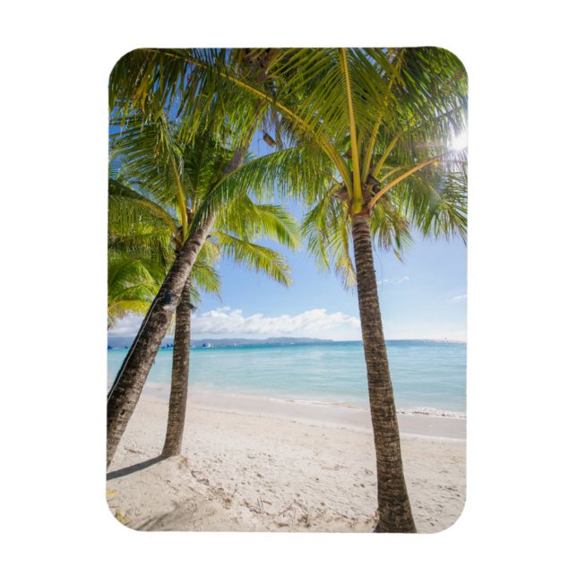 Tropical Beaches | Boracay Philippines Magnet (Vertical)