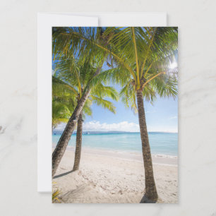 Tropical Beaches Boracay Philippines Thank You Card