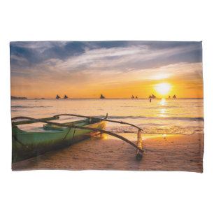 Tropical Beaches   Boracay's White Beach Pillowcase