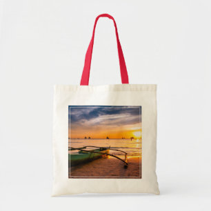 Tropical Beaches Boracay's White Beach Tote Bag