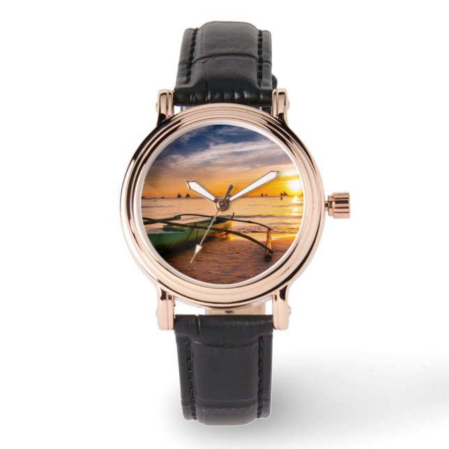 Tropical Beaches | Boracay's White Beach Watch (Front)