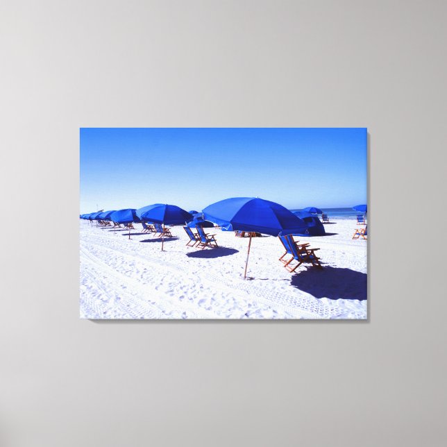 Tropical Beaches | Clearwater, Florida Canvas Print (Front)