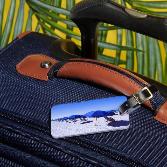 Tropical Beaches | Clearwater, Florida Luggage Tag (Front Insitu 3)