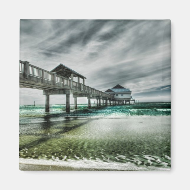 Tropical Beaches | Clearwater Florida Magnet (Front)