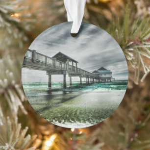 Tropical Beaches Clearwater Florida Ornament