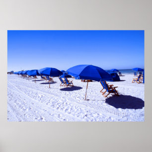 Tropical Beaches   Clearwater, Florida Poster