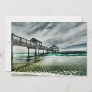 Tropical Beaches   Clearwater Florida Thank You Card