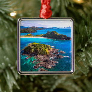 Tropical Beaches   El Nido Phillipines Metal Tree Decoration