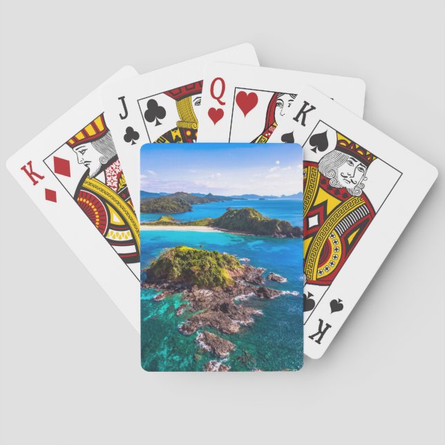 Tropical Beaches | El Nido Phillipines Playing Cards (Back)