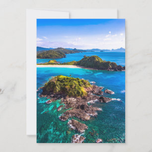 Tropical Beaches   El Nido Phillipines Thank You Card
