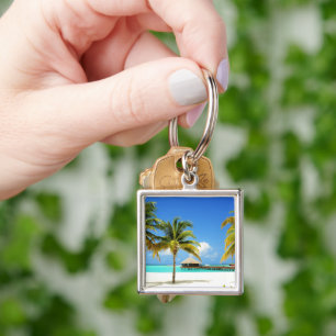 Tropical Beaches   Island & Lagoon, Maldives Key Ring