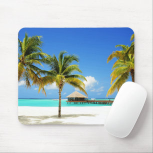 Tropical Beaches   Island & Lagoon, Maldives Mouse Mat