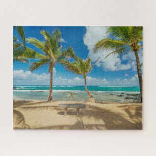 Tropical Beaches Kuau Cove Beach, Maui Hawaii Jigsaw Puzzle