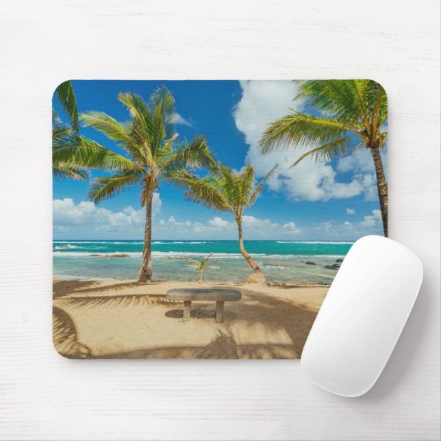 Tropical Beaches | Kuau Cove Beach, Maui Hawaii Mouse Mat (With Mouse)