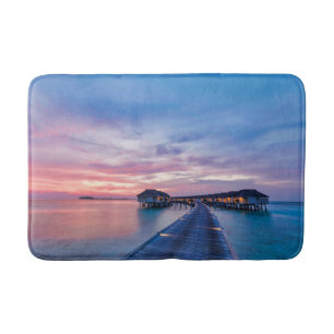 Tropical Beaches   Maldives Bungalows Bath Mat
