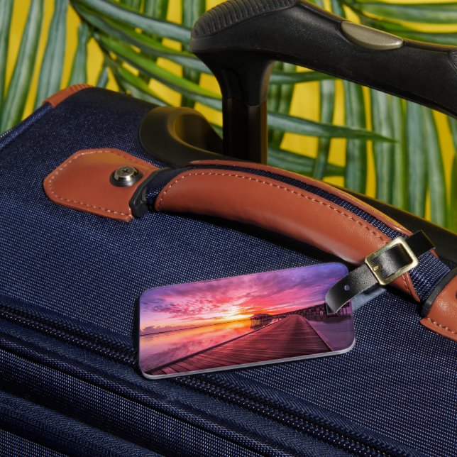 Tropical Beaches |  Maldives Sunset Luggage Tag (Front Insitu 3)