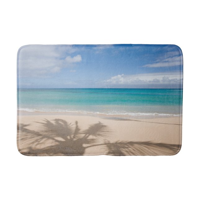 Tropical Beaches | Maui, Hawaii Bath Mat (Front)
