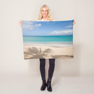 Tropical Beaches   Maui, Hawaii Fleece Blanket