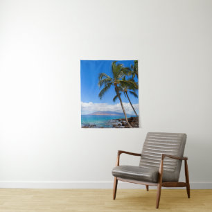 Tropical Beaches   Maui Hawaii Island Tapestry