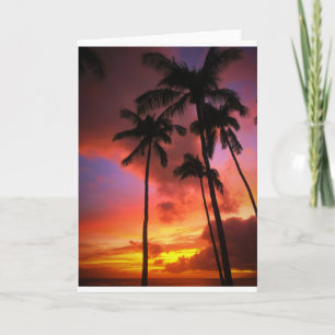 Tropical Beaches   Maui Hawaii Islands Card