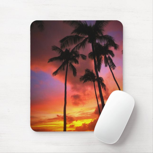 Tropical Beaches | Maui Hawaii Islands Mouse Mat (With Mouse)