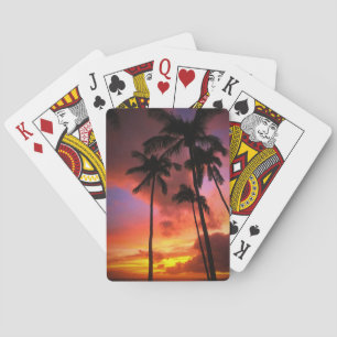 Tropical Beaches   Maui Hawaii Islands Playing Cards