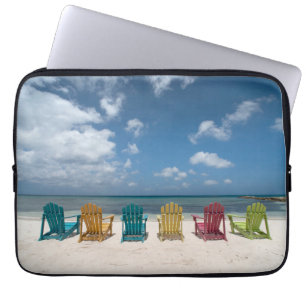Tropical Beaches Palm Beach, Aruba Laptop Sleeve