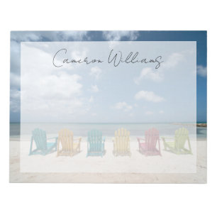 Tropical Beaches   Palm Beach, Aruba Notepad