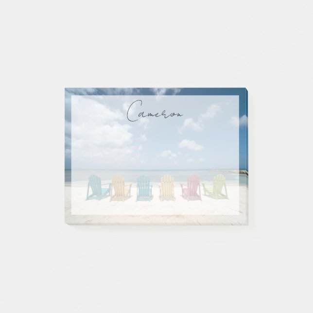 Tropical Beaches | Palm Beach, Aruba Post-it Notes (Front)