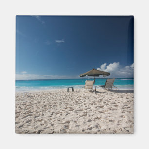 Tropical Beaches Sandy Beach, Anguilla Magnet
