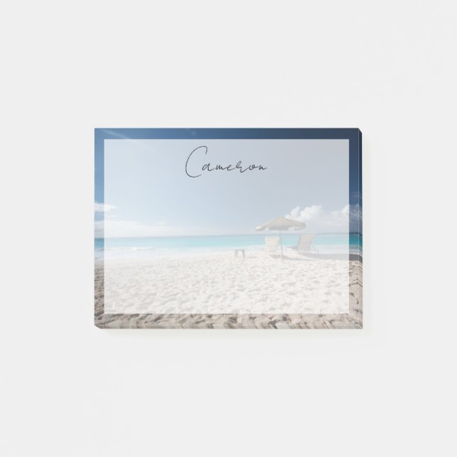 Tropical Beaches | Sandy Beach, Anguilla Post-it Notes (Front)