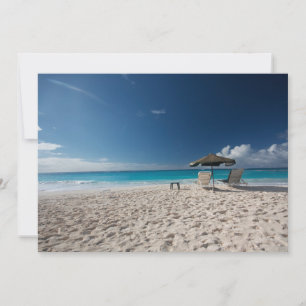 Tropical Beaches   Sandy Beach, Anguilla Thank You Card