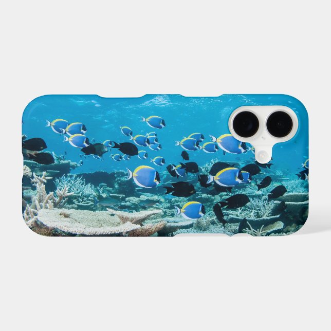Tropical Beaches | Sturgeon Amongst Coral iPhone Case (Back Horizontal)