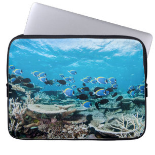 Tropical Beaches   Sturgeon Amongst Coral Laptop Sleeve