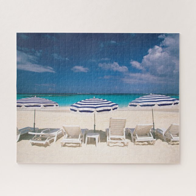 Tropical Beaches | Tropical Beach Anguilla Jigsaw Puzzle (Horizontal)