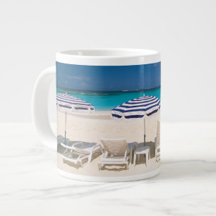 Tropical Beaches Tropical Beach Anguilla Large Coffee Mug