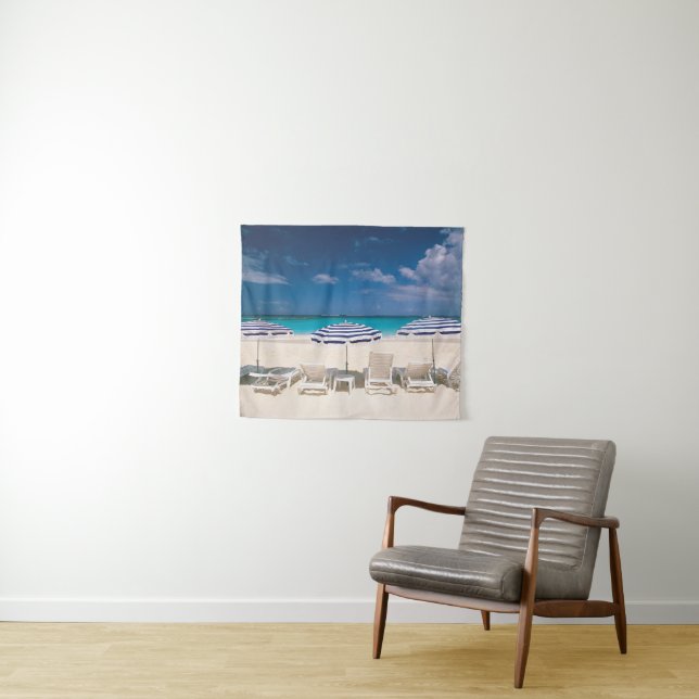 Tropical Beaches | Tropical Beach Anguilla Tapestry (In Situ (Horizontal))