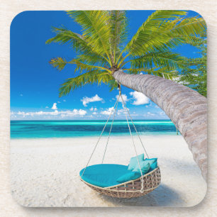 Tropical Beaches   Tropical Landscape Beach Swing Coaster