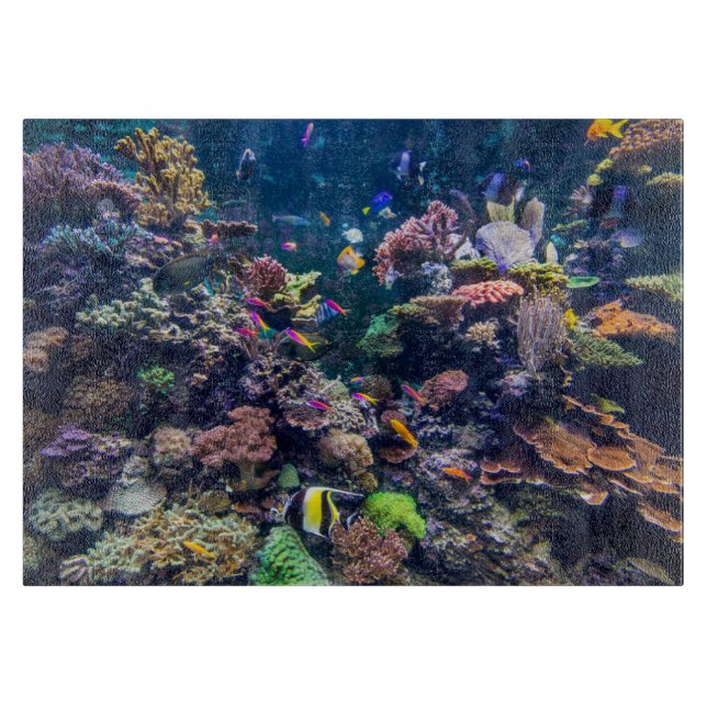 Tropical Beaches | Underwater Coral Reef Cutting Board (Front)