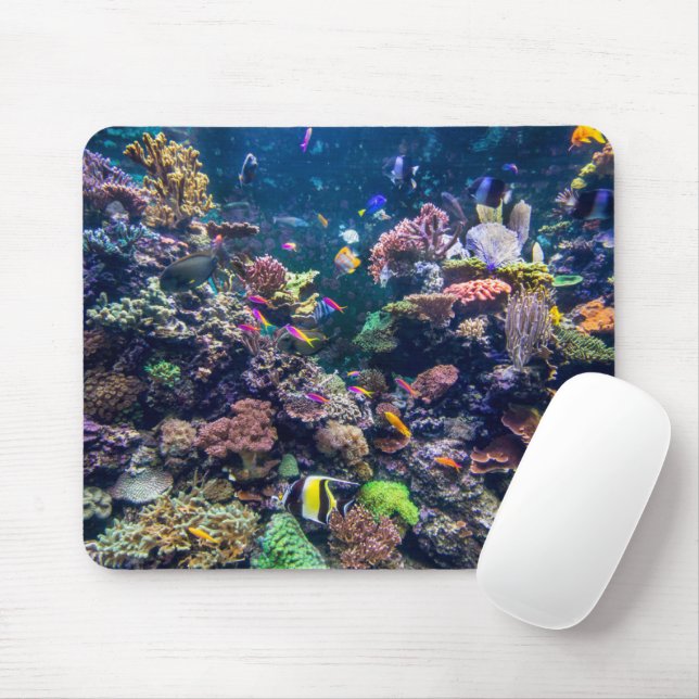 Tropical Beaches | Underwater Coral Reef Mouse Mat (With Mouse)