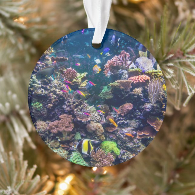 Tropical Beaches | Underwater Coral Reef Ornament (Tree)