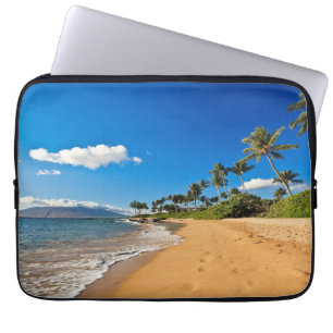 Tropical Beaches   Wailea, Maui, Hawaii Laptop Sleeve
