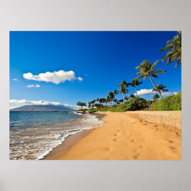 Tropical Beaches | Wailea, Maui, Hawaii Poster (Front)