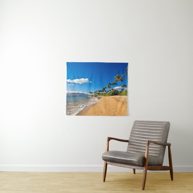 Tropical Beaches | Wailea, Maui, Hawaii Tapestry (In Situ (Horizontal))
