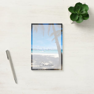 Tropical Beaches White Beach Boracay Philippines Post-it Notes