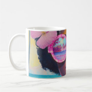 Tropical Beauty in Pink Shades Coffee Mug