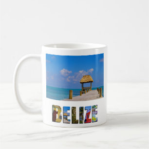Tropical Belise Blue Sky Ocean Photo Coffee Mug